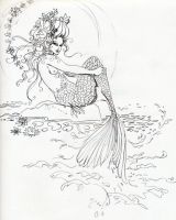 Floral Mermaid